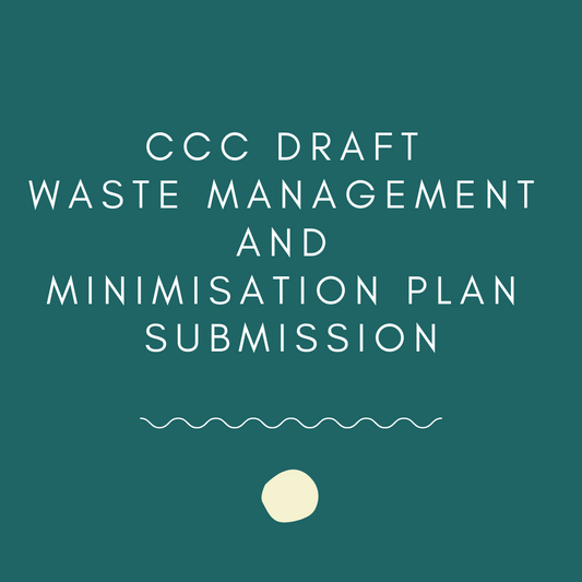 CCC Waste Management and Minimisation Plan Submission