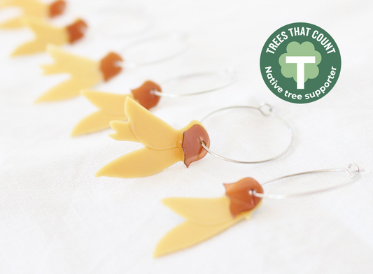 Spring Product Launch: Kōwhai earrings