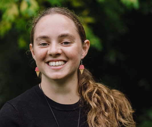 Ice Cream Earrings | Recycled Ice Cream Container Lids