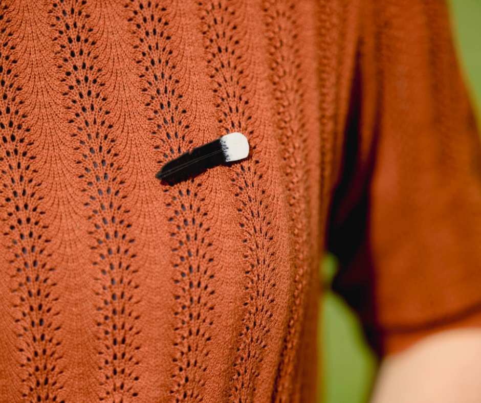 Huia Feather Brooch | Recycled 3D Printer Waste