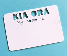 Reusable Name Tag | Recycled Ice Cream Container Lids