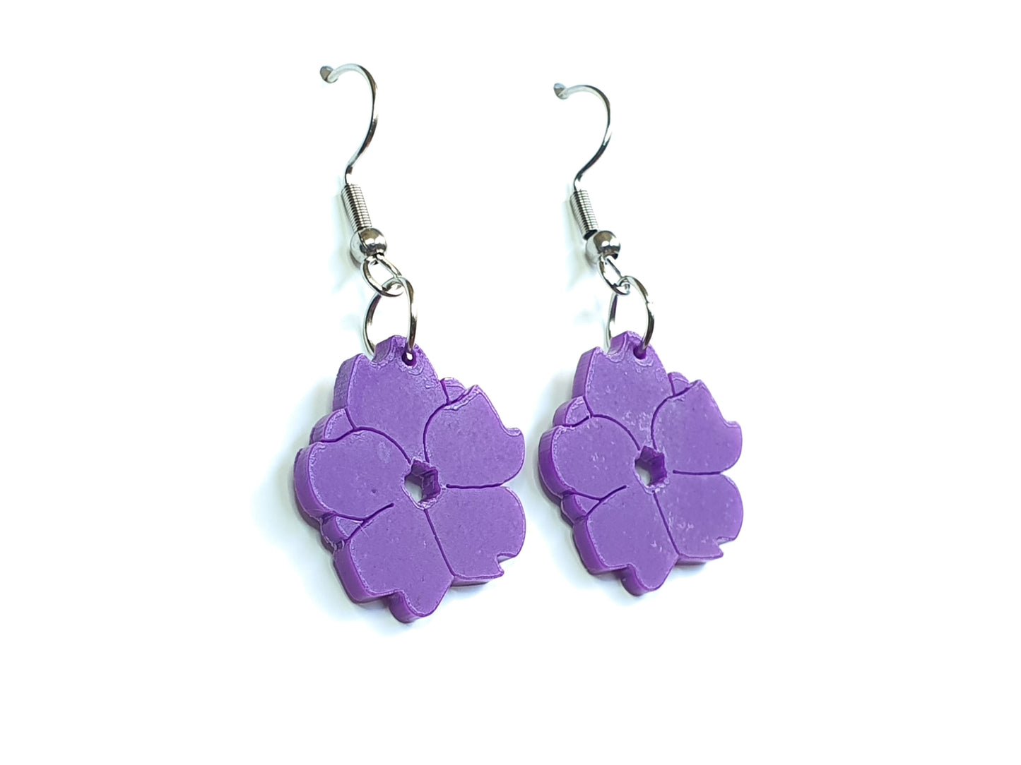 Poroporo Earrings | Recycled 3D Printer Waste