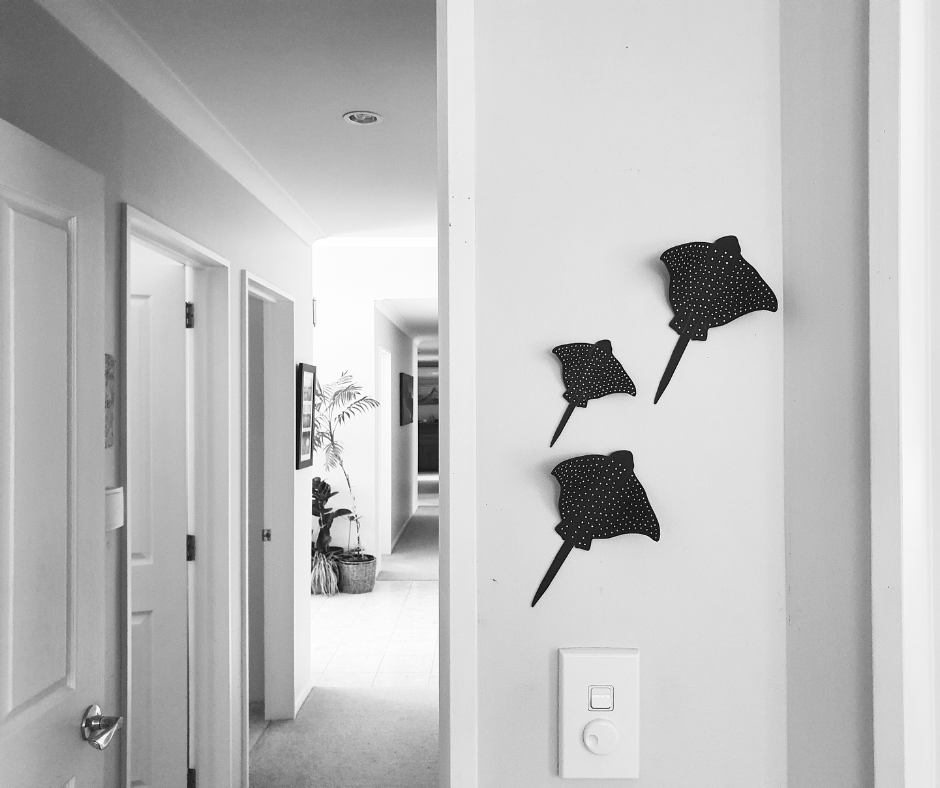 Eagle Ray Wall Hanging | Recycled 3D Printer Waste