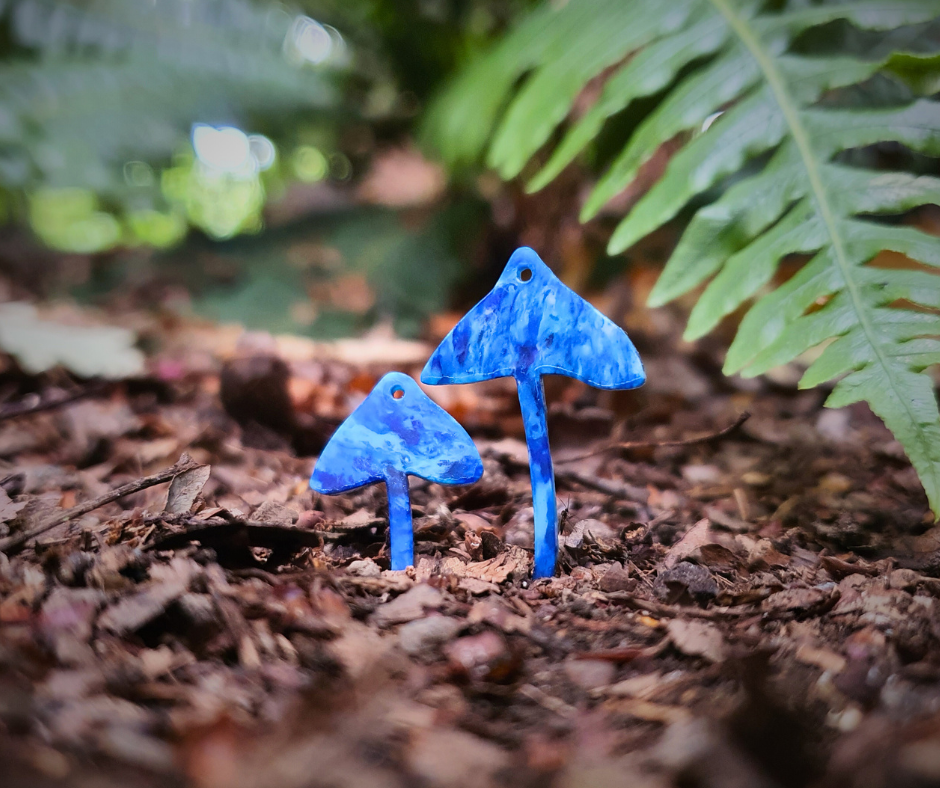 Werewere-kōkako Earrings | Recycled 3D Printer Waste