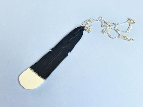Huia Feather Necklace | Recycled 3D Printer Waste