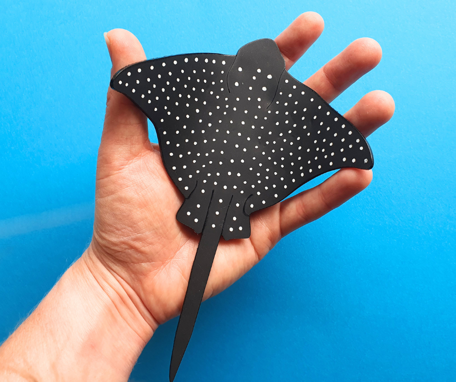 Eagle Ray Wall Hanging | Recycled 3D Printer Waste