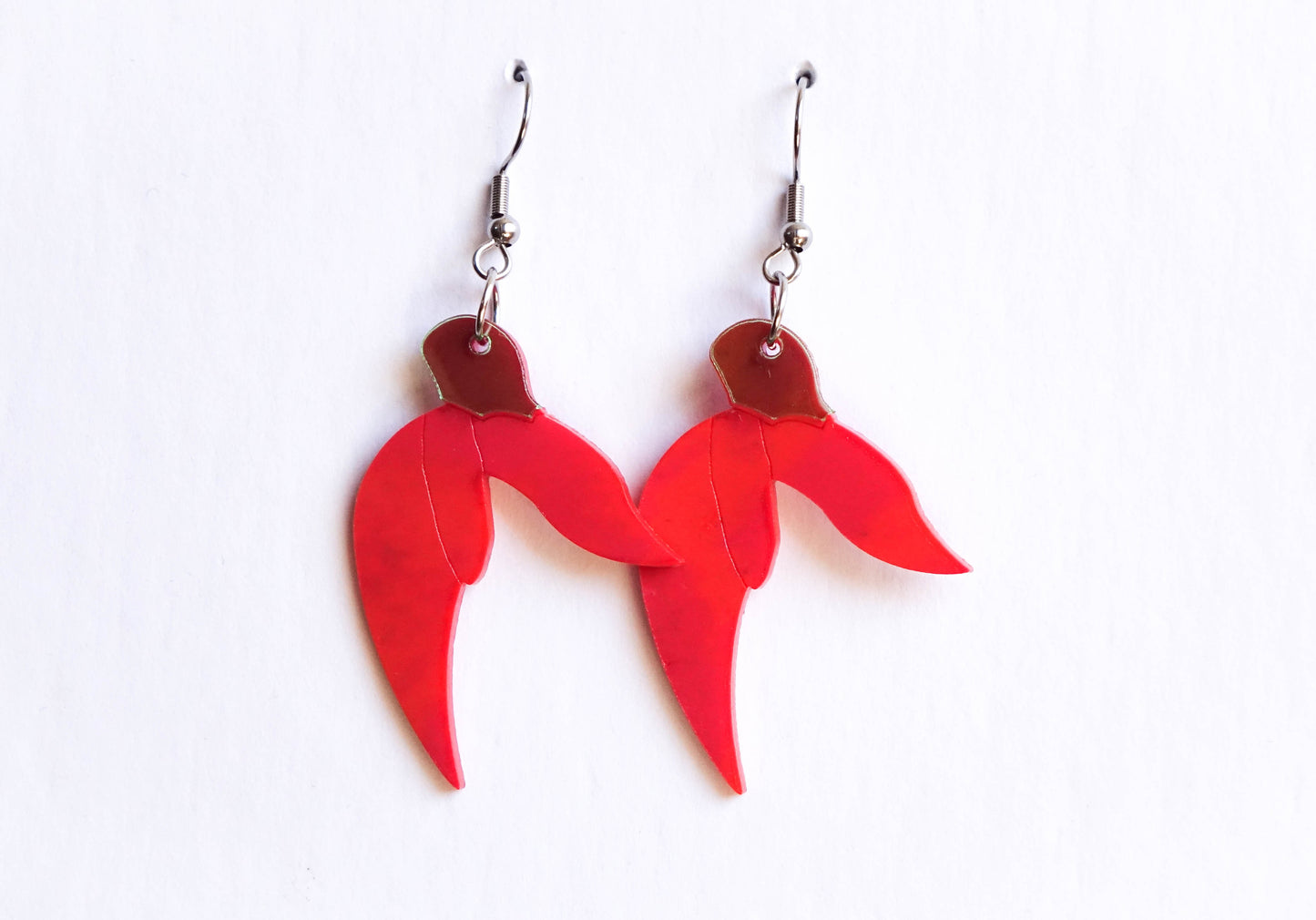 Kākābeak Earrings | Recycled 3D Printer Waste
