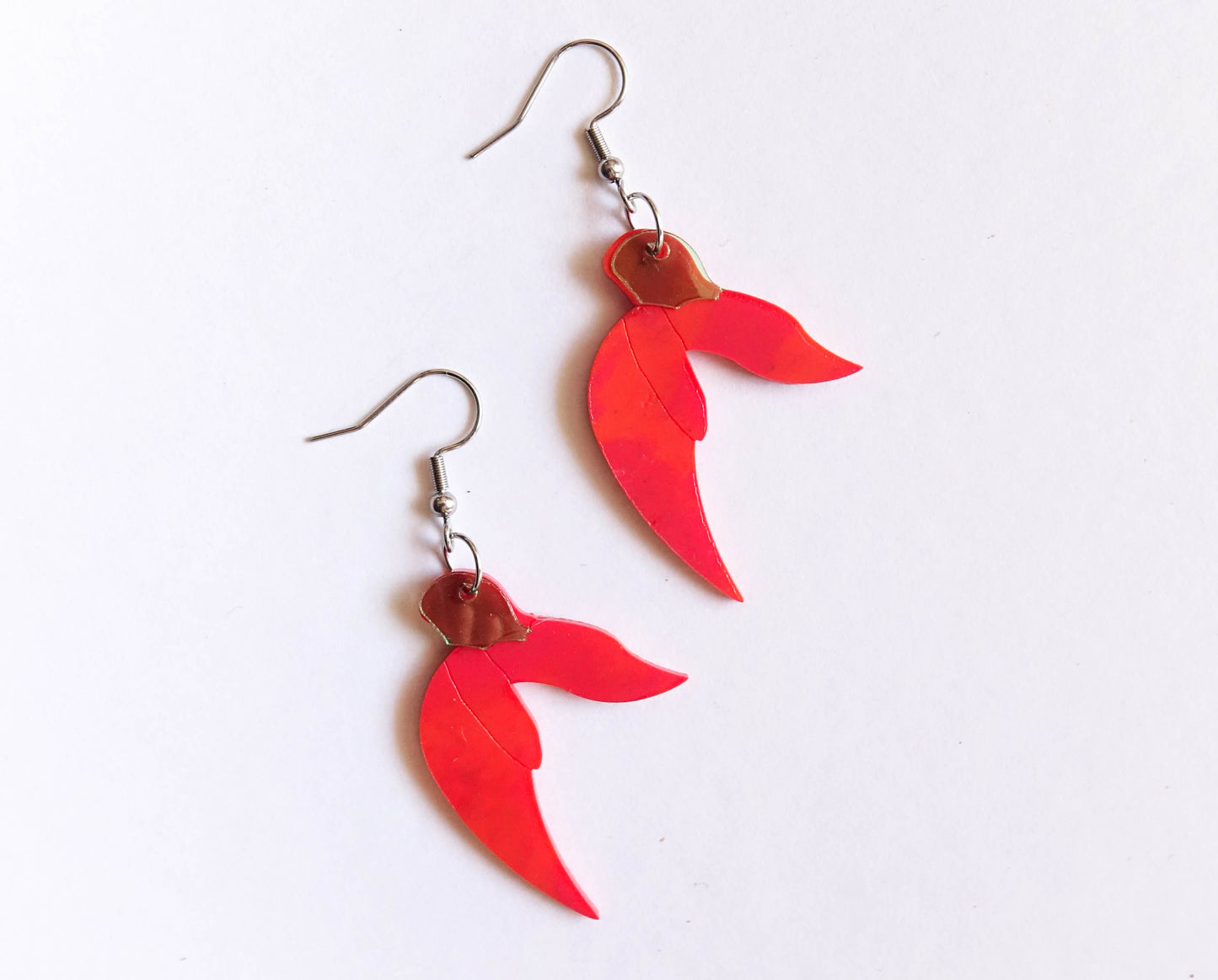 Kākābeak Earrings | Recycled 3D Printer Waste
