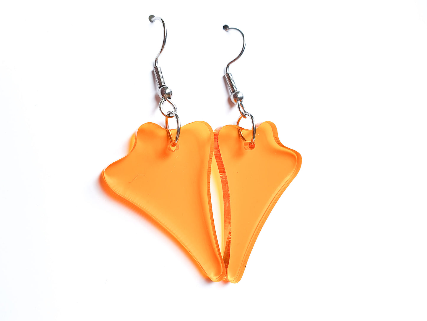 Jet Plane Earrings | Salvaged Acrylic Offcuts