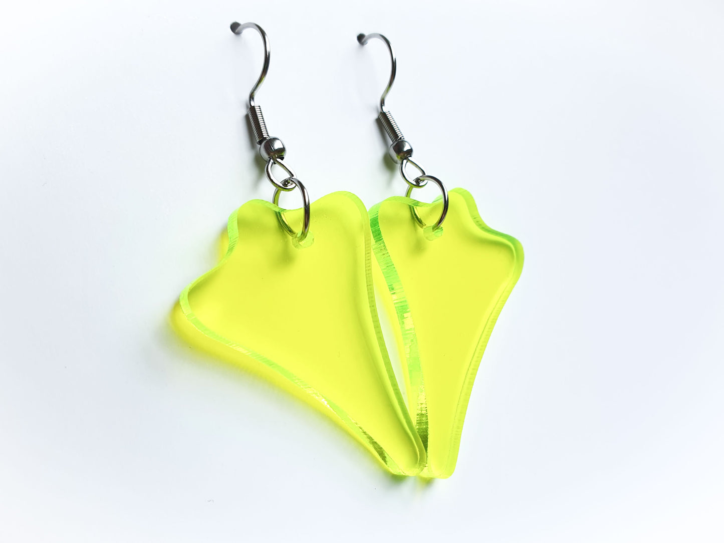 Jet Plane Earrings | Salvaged Acrylic Offcuts