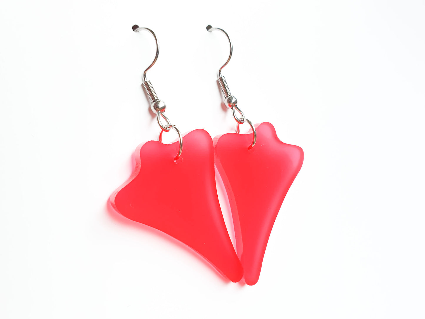 Jet Plane Earrings | Salvaged Acrylic Offcuts