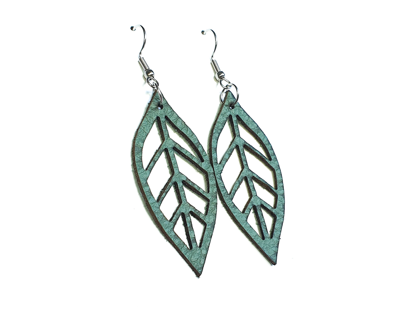 Autumn Leaves Earrings | Leather