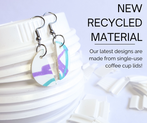 New Recycled Material: Single-use Coffee Cup Lids!