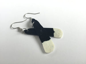 A Little Less Perfect - Huia Feather Earring Seconds Now Available