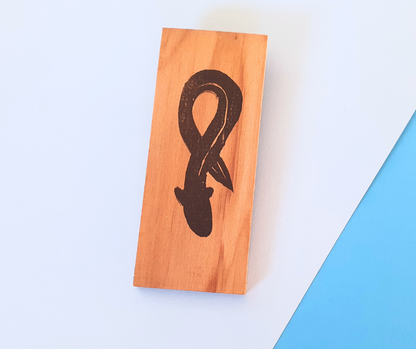 Stamped Wall Art | Salvaged Rimu Offcuts