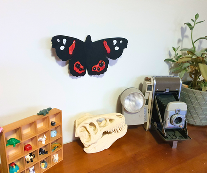 Kahukura Red Admiral Butterfly Wall Art | Recycled 3D Printer Waste