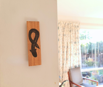 Stamped Wall Art | Salvaged Rimu Offcuts