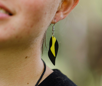 Hoiho Earrings - BotY2024 | Recycled Ice Cream Container Lids