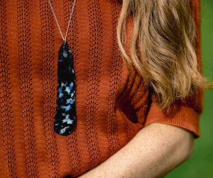 Tūī Feather Necklace | Recycled 3D Printer Waste