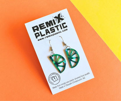 Citrus Earrings| Recycled 3D Printer Waste