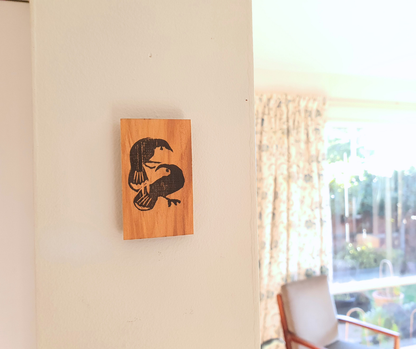 Stamped Wall Art | Salvaged Rimu Offcuts