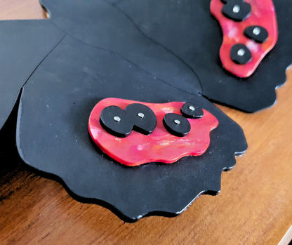 Kahukura Red Admiral Butterfly Wall Art | Recycled 3D Printer Waste