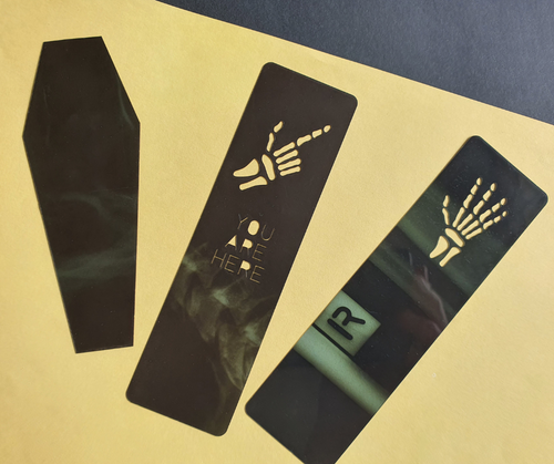 Spooky Bookmark | XRay Film