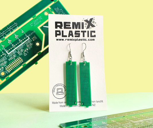 Circuit Board Earrings | Salvaged Circuit Boards