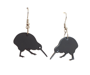 Kiwi Earrings | Recycled 3D Printer Waste