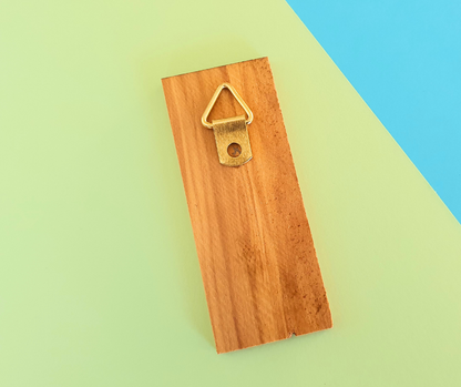 Stamped Wall Art | Salvaged Rimu Offcuts