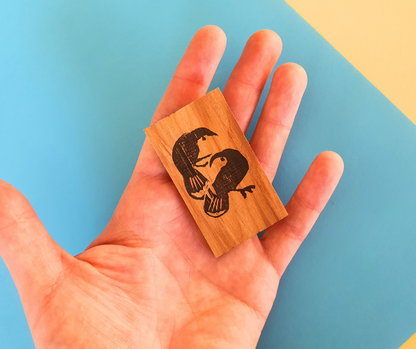 Stamped Wall Art | Salvaged Rimu Offcuts