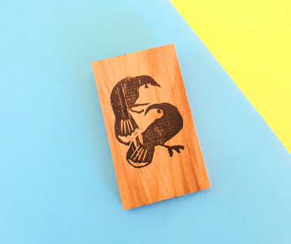 Stamped Wall Art | Salvaged Rimu Offcuts