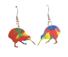 Kiwi Earrings | Recycled 3D Printer Waste