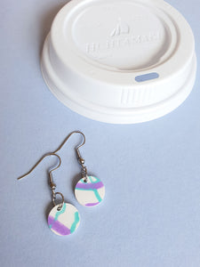 Drop of Coffee Earrings | Recycled Coffee Cup Lids