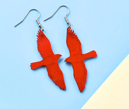 Kārearea Earrings - BotY2025 | Recycled 3D Printer Waste