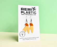 Kōwhai Earrings | Recycled Ice Cream Container Lids