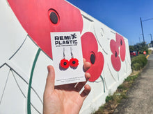 Poppy Earrings | Salvaged Acrylic Offcuts