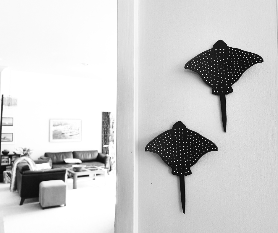 Eagle Ray Wall Hanging | Recycled 3D Printer Waste