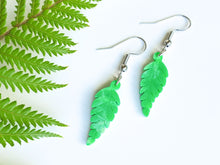 Fern Earrings | Recycled 3D Printer Waste