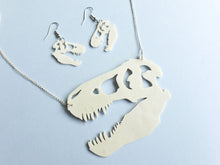 T-Rex Skull Necklace | Recycled 3D Printer Waste