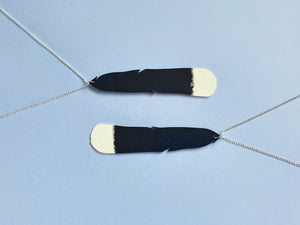 Huia Feather Necklace | Recycled 3D Printer Waste