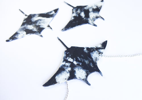 Mobula Ray Necklace | Recycled 3D Printer Waste