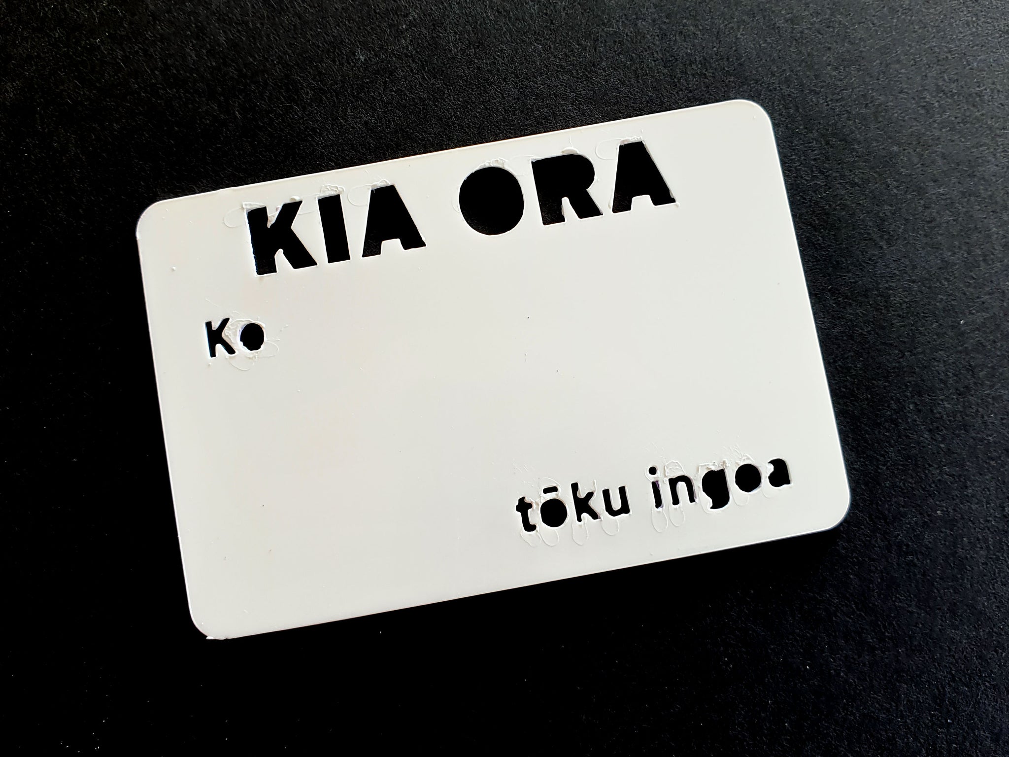 Reusable Name Tag | Recycled Ice Cream Container Lids – Remix Plastic