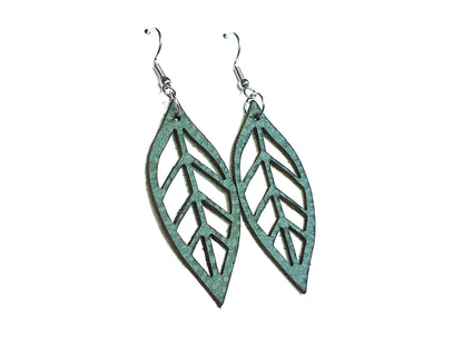 Autumn Leaves Earrings | Leather